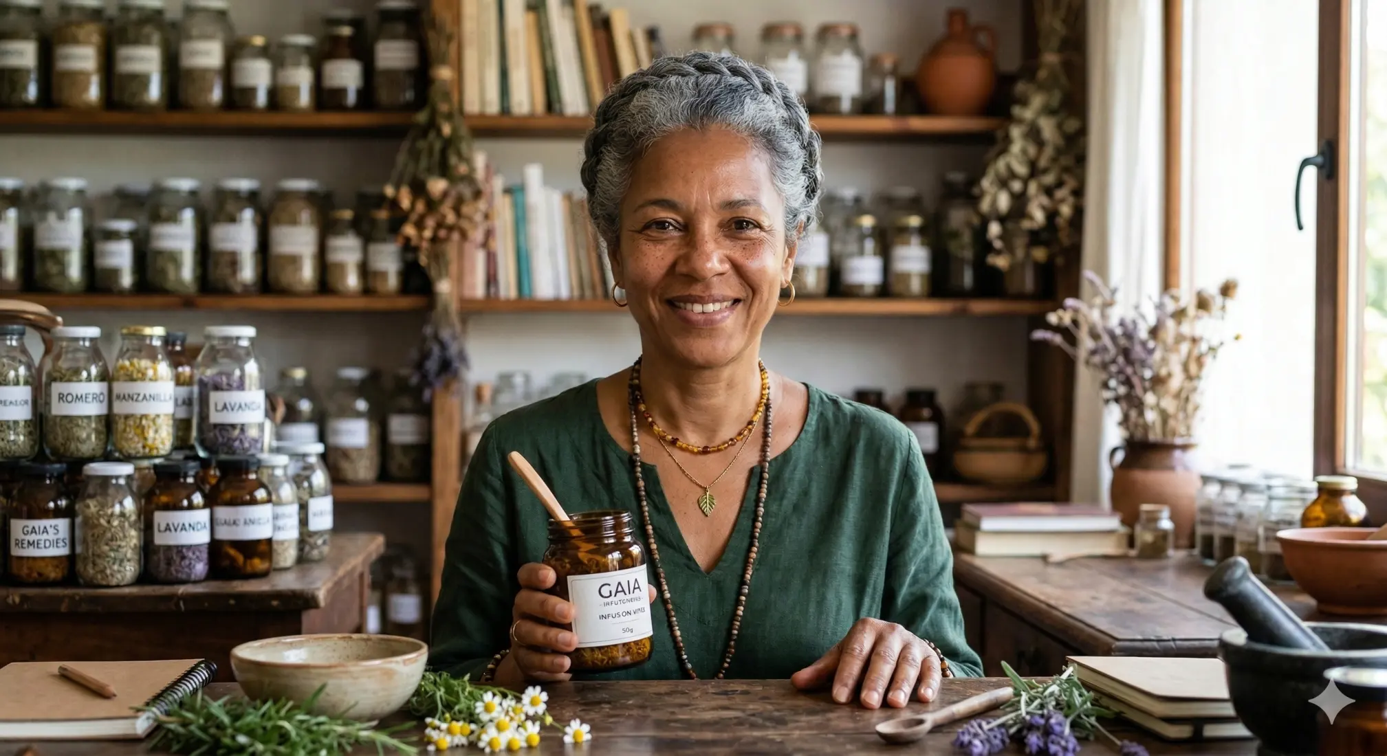 Gaia, La Fitoterapeuta