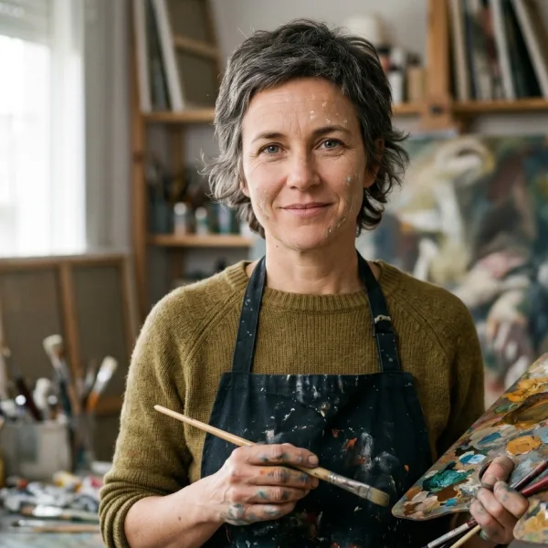 Michaela, The Painter